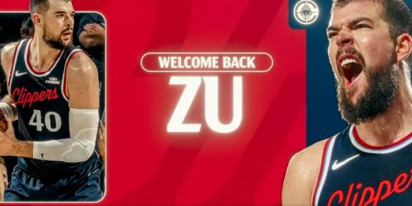 星空体育下载-欢迎回家！快船主场放致敬祖巴茨视频，后者向观众挥手致意